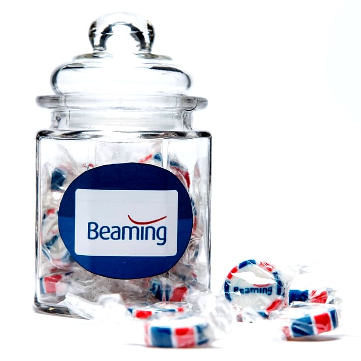 Promotional Rock Sweets Midi Conference Jars