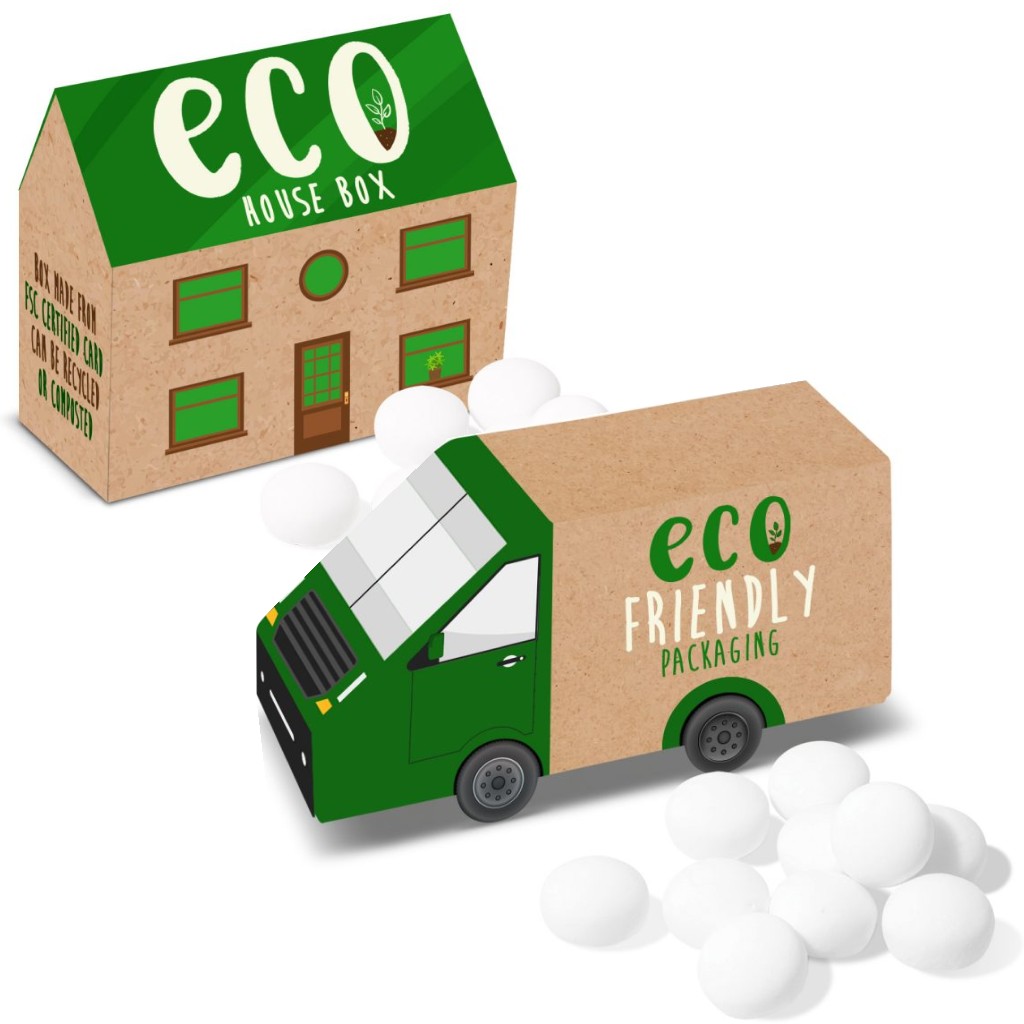 eco lorry & house box mint imperials