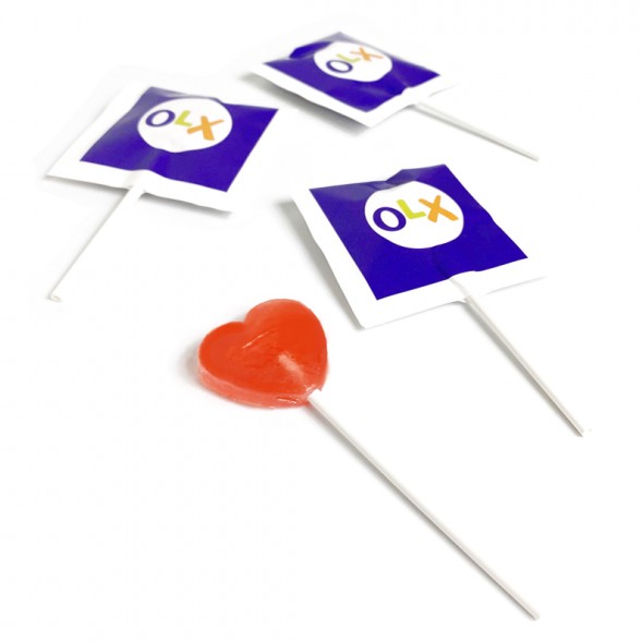 Lollipop Heart With Logo